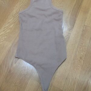 Abercrombie & Fitch Beige brown Bodysuit small